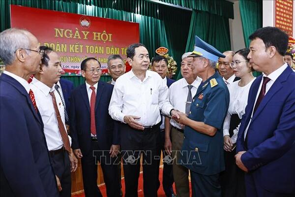 Ngày hội Đại đoàn kết thể hiện tinh thần đoàn kết dân tộc